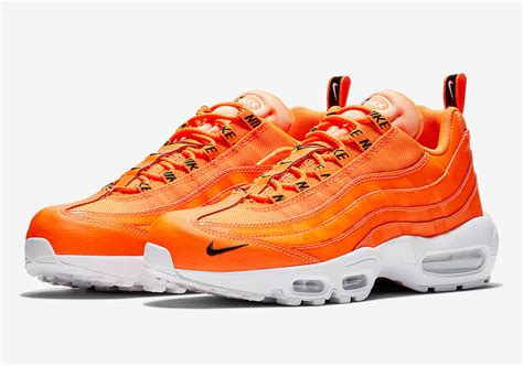 Nike Air Max 95 Black Total Orange Men's 